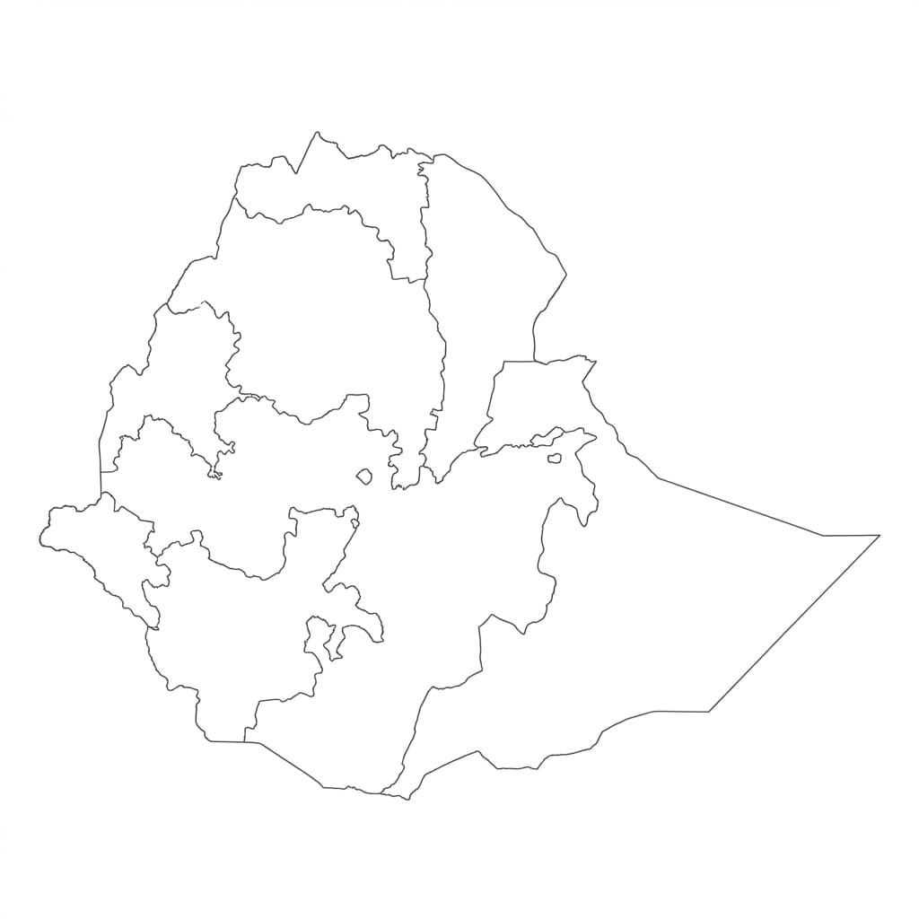 Map of Ethiopia Projects